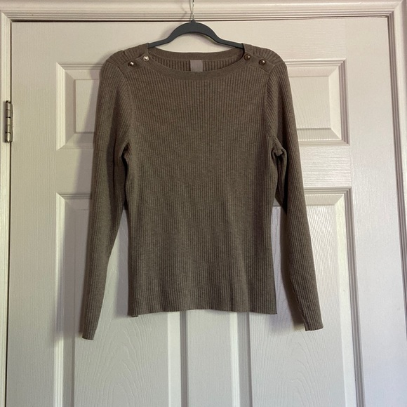 H&M Sweaters - H&M grey/tan sweater